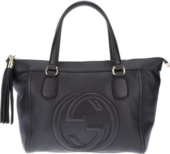 Gucci Raised Logo Tote - Lyst