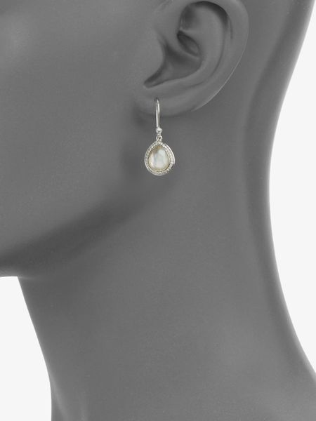 diamond and pearl drop earrings