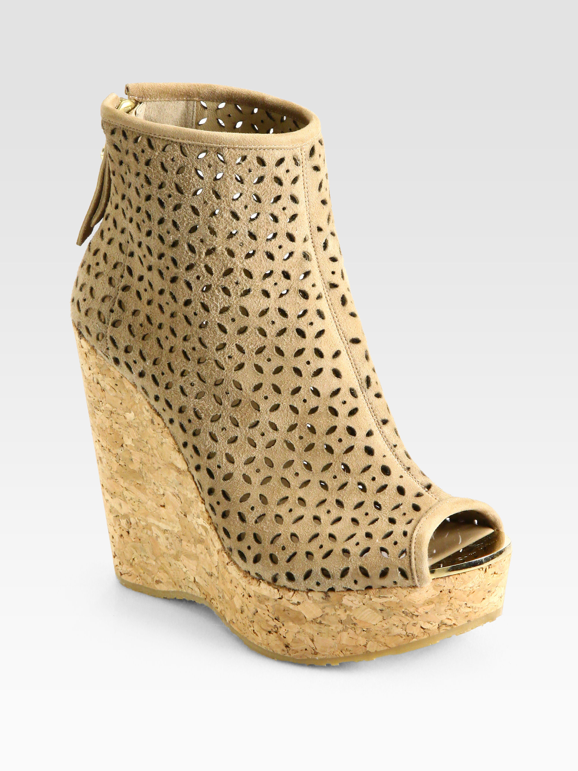jimmy choo cork wedge