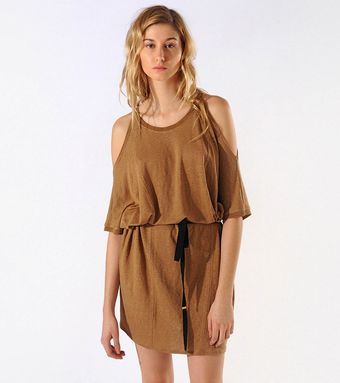 Maje Akiris Cut Out Shoulder Dress - Lyst