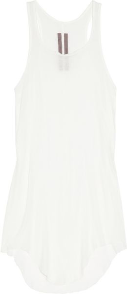 Rick Owens Cotton-Jersey Tank - Lyst