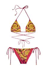 Versace Printed Triangle Bikini