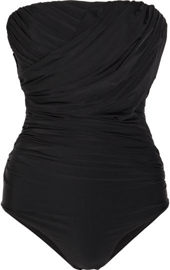 Clube Bossa Couture Ruched Swimsuit - Lyst