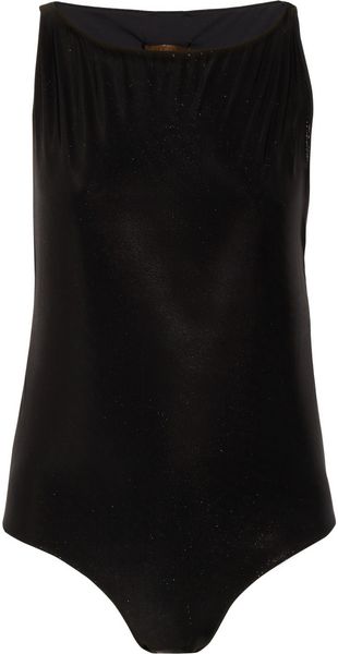 Clube Bossa Couture Stretch lamé Swimsuit - Lyst