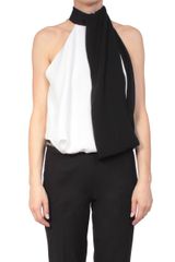 Costume National Silk Top with Belt