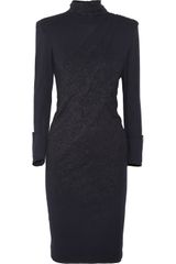 Donna Karan New York Printed Jersey Dress