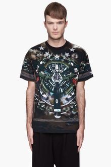 Givenchy Green Plane Print Colombian fit T-shirt - Lyst