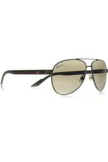 Gucci Metal and Acetateframe Aviator Sunglasses - Lyst