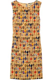 Issa Printed Silk Crepe De Chine Shift Dress - Lyst