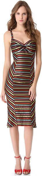 L'Wren Scott Sleeveless Ribbon Dress - Lyst