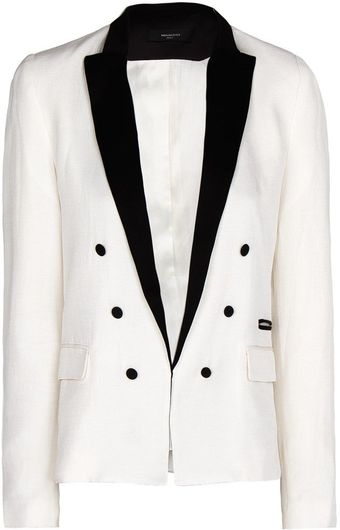 Mango Satin Lapels Blazer - Lyst