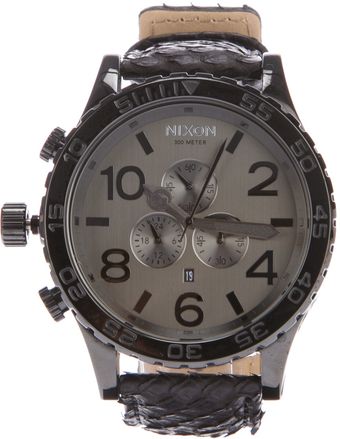Nixon The 5130 Chrono Leather Watch - Lyst