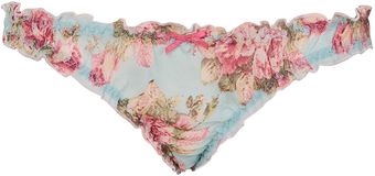 Topshop Pink Rose Chiffon Mini - Lyst