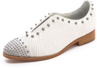 Zadig & Voltaire Phoebe Studded Laceless Oxfords - Lyst