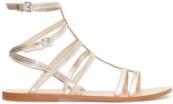 Zara Shiny Gladiator Sandals - Lyst