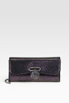 Christian Louboutin Riviera Spotlight Leather Clutch - Lyst