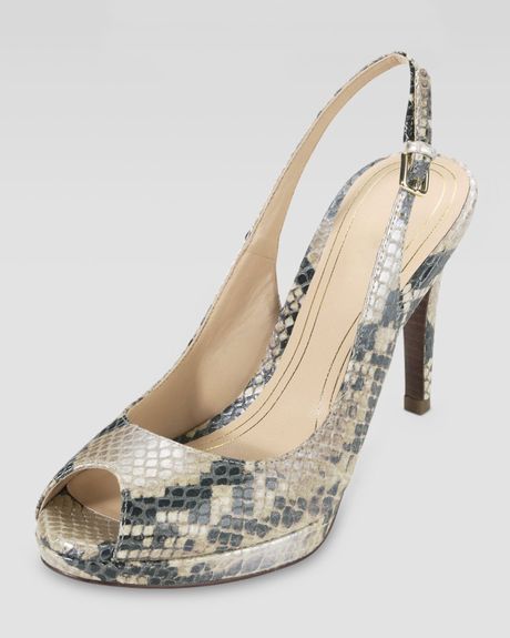 cole haan snakeskin heels