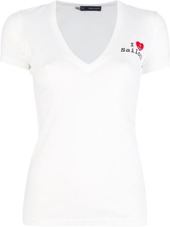 DSquared2 Logo Tshirt - Lyst