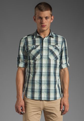 G-star Raw League Cortina Long Sleeve Shirt in Strato - Lyst