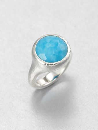 Ippolita Turquoise and Sterling Silver Tapered Ring - Lyst