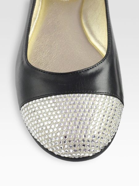 black jimmy choo flats