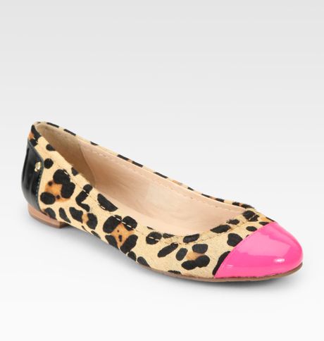 kate spade leopard flats