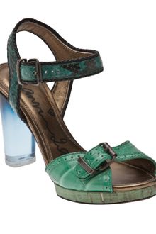 Lanvin Double Buckle Sandals - Lyst
