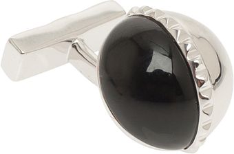 Lara Bohinc Solaris Silver Onyx Cuff Link - Lyst
