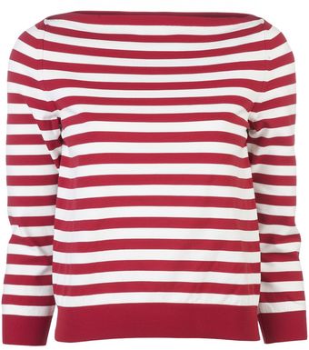 Marc Jacobs Striped Top - Lyst