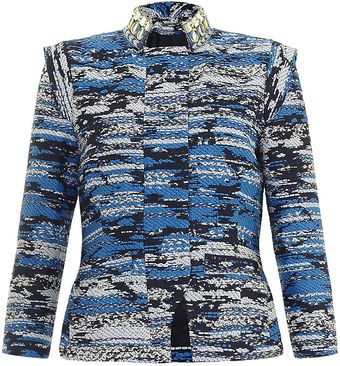Matthew Williamson Taj Tapestry Nehru Fitted Jacket - Lyst
