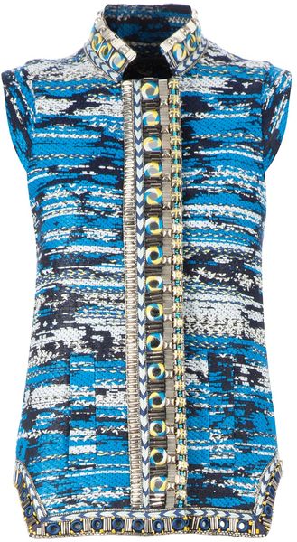 Matthew Williamson Embroidered Waistcoat - Lyst