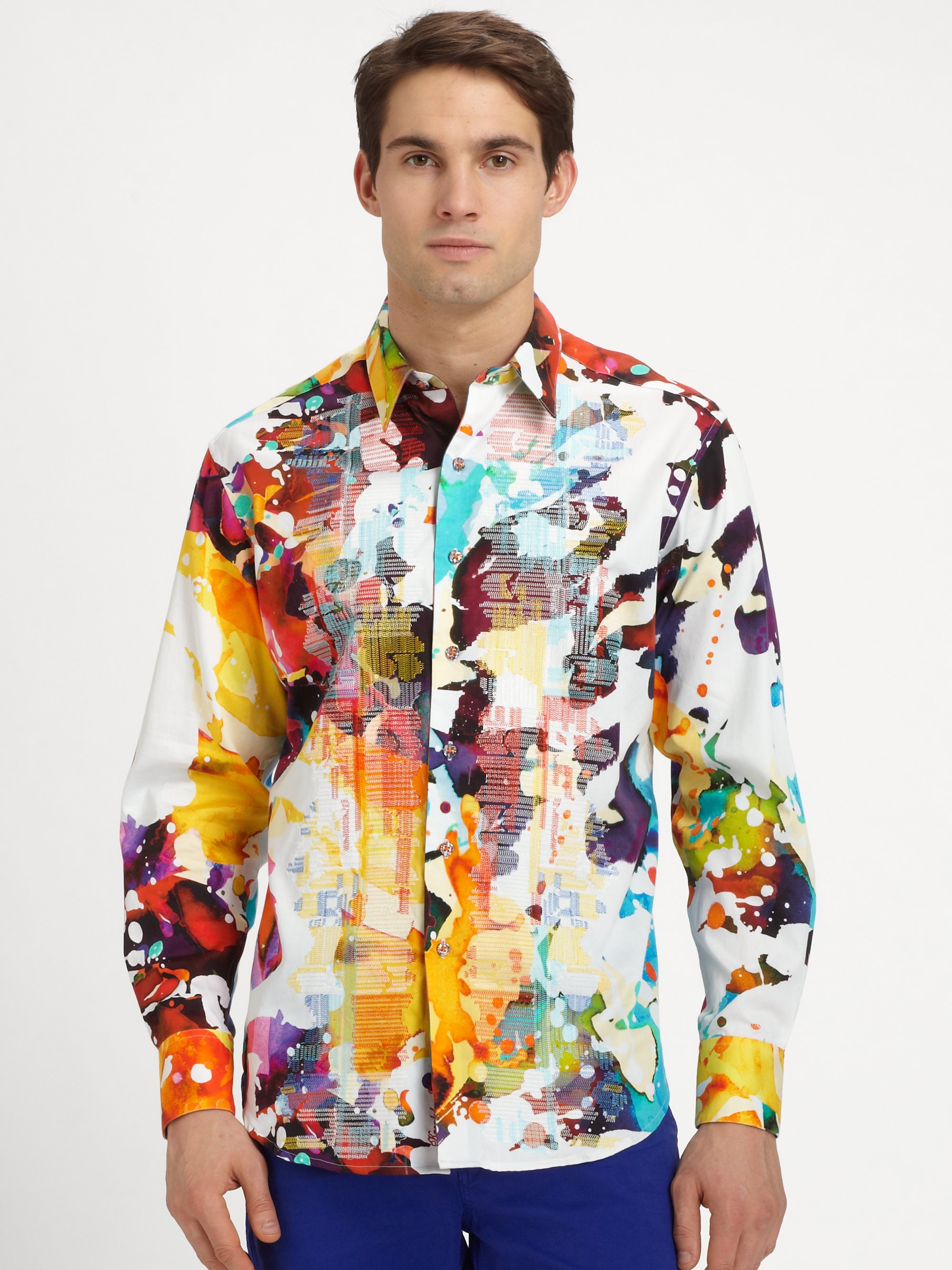 Robert Graham Gerard Woven Sportshirt in Multicolor for Men (multi) | Lyst