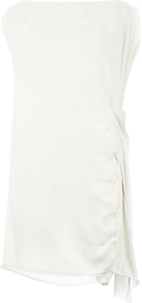 Rogue Asymmetric Draped Dress - Lyst