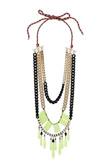 Topshop Mega Mix Media Necklace - Lyst
