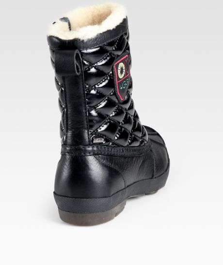 quilted leather uggs