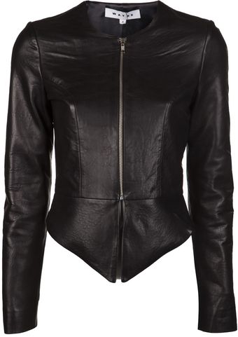 Wayne Fitted Peplum Jacket - Lyst