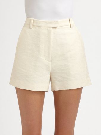3.1 Phillip Lim Leopard Jacquard Shorts - Lyst