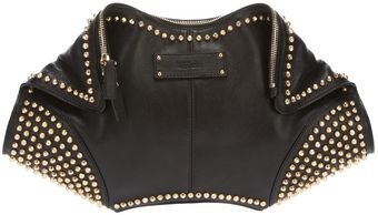 Alexander McQueen Demanta Studded Clutch - Lyst