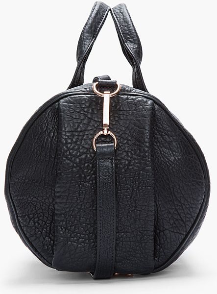 alexander wang black leather bag