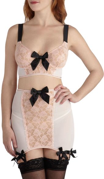 ModCloth Feels Like Dreaming Bra and Garter Skirt Set - Lyst