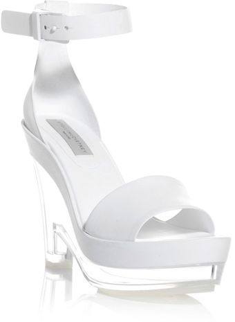 Stella McCartney Valerie Perspex Wedge Shoe - Lyst