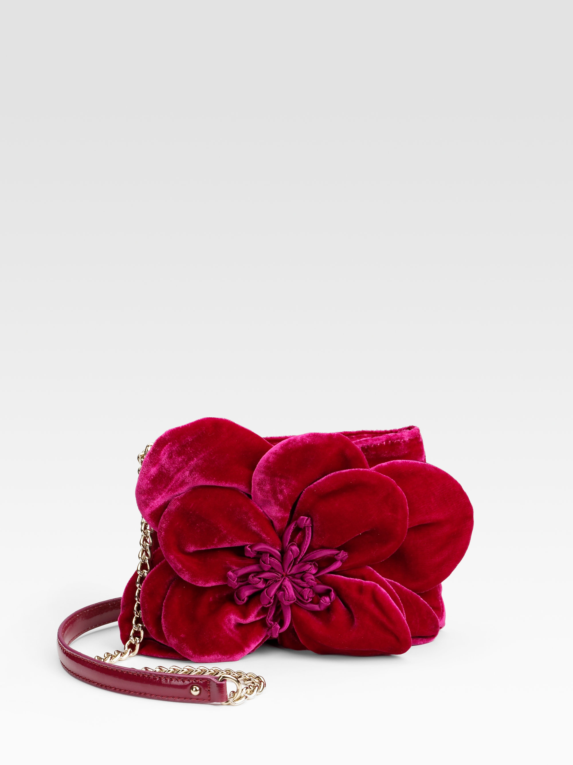 kate spade red velvet bag