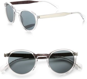 Paul Smith Elson Round Sunglasses - Lyst