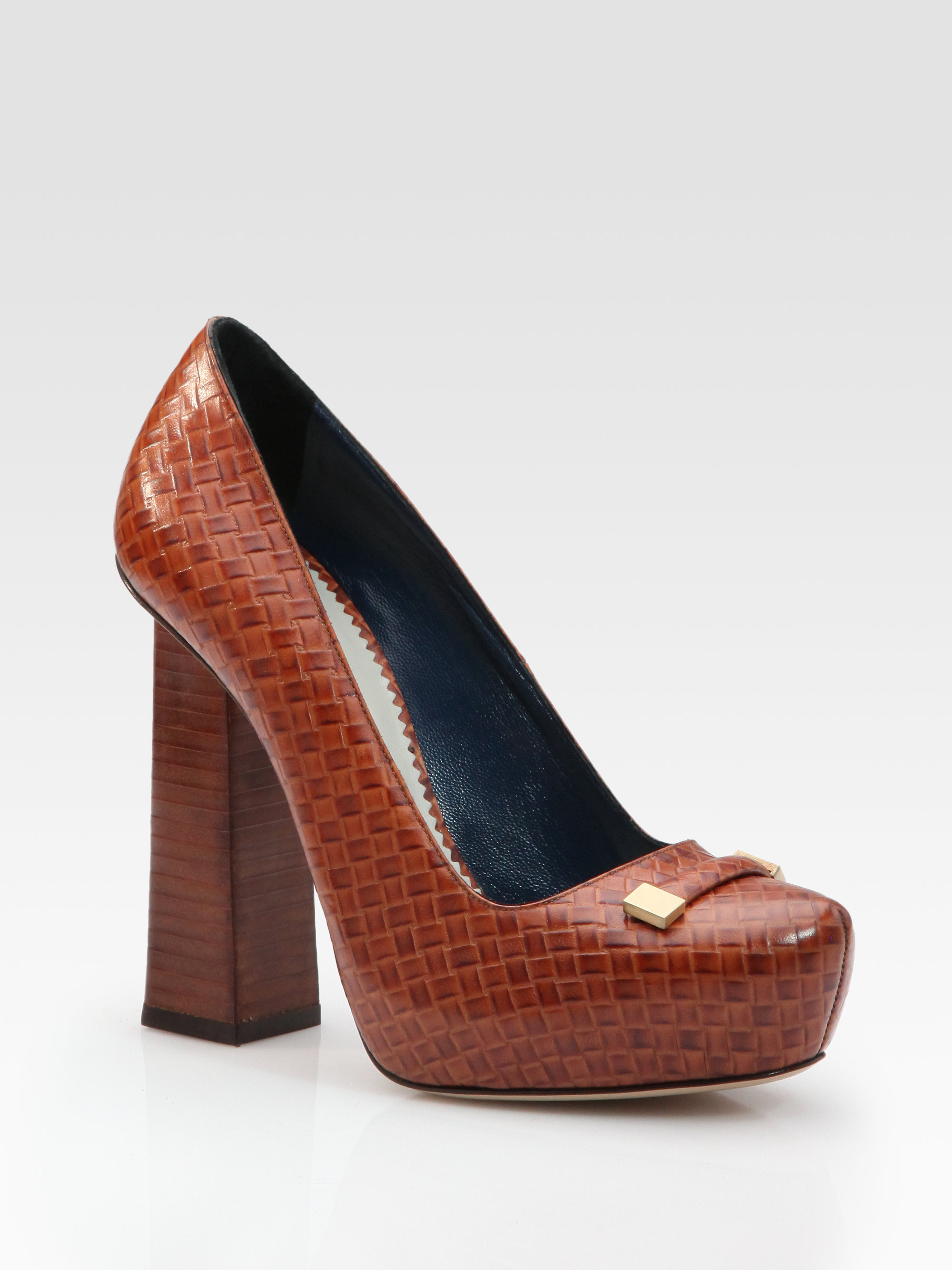 rust colored pumps