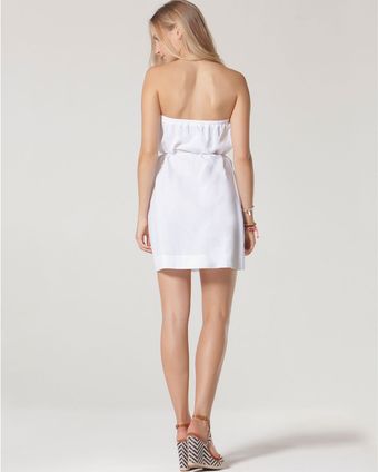 C&c California Dress Bandeau Tie - Lyst