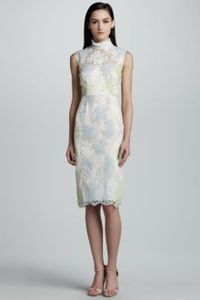 Erdem Mockneck Chantilly Lace Dress - Lyst