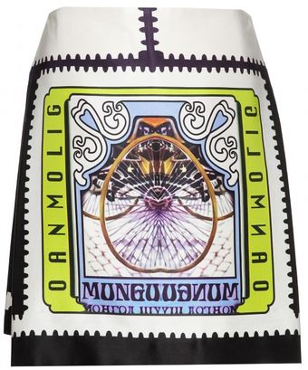 Mary Katrantzou Matchu Kahn Digital Print Skirt - Lyst