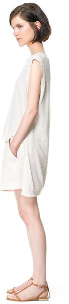 Zara Short Front Jumper - Lyst