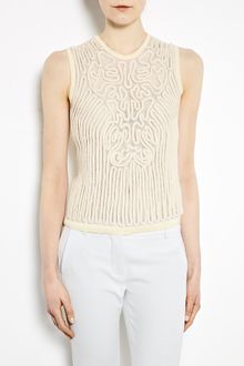 Carven Cornely Knit Sleeveless Jumper - Lyst