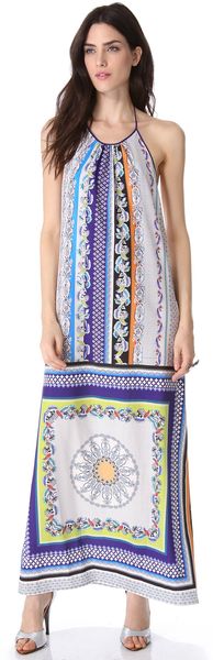Clover Canyon Gandhi Scarf Halter Dress - Lyst